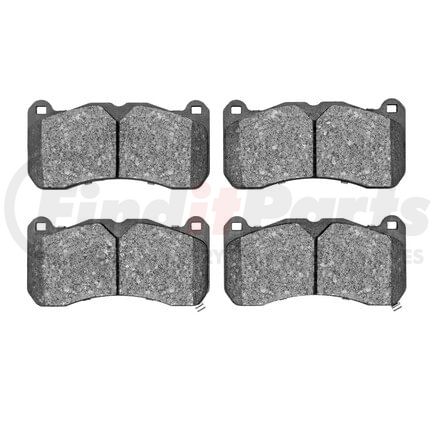 1311-1666-00 by DYNAMIC FRICTION COMPANY - 3000 Semi-Metallic Brake Pads