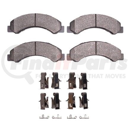 1214-0825-01 by DYNAMIC FRICTION COMPANY - Heavy Duty Pads and Hardware Kit