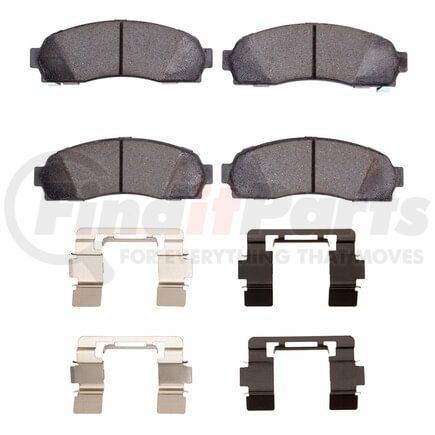 1214-0833-01 by DYNAMIC FRICTION COMPANY - Heavy Duty Pads and Hardware Kit