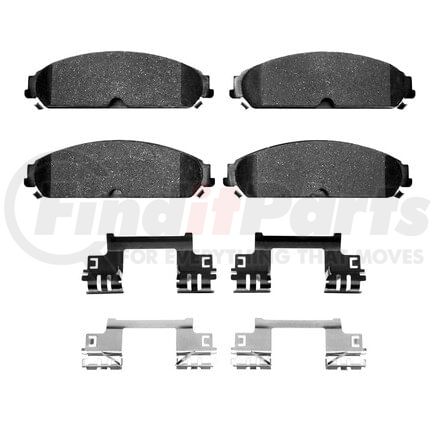 1214-1058-02 by DYNAMIC FRICTION COMPANY - Heavy Duty Pads and Hardware Kit