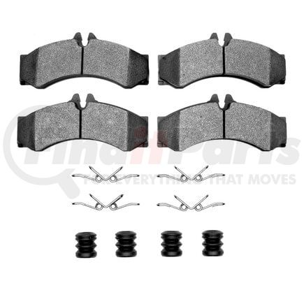 1214-1136-01 by DYNAMIC FRICTION COMPANY - Heavy Duty Pads and Hardware Kit