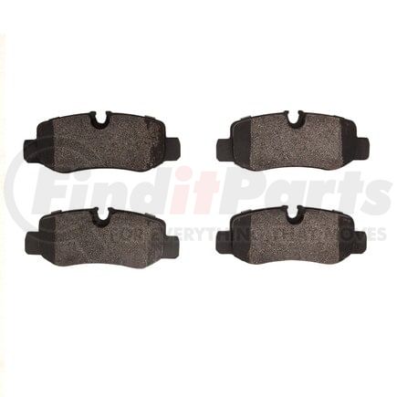 1311-1893-00 by DYNAMIC FRICTION COMPANY - 3000 Semi-Metallic Brake Pads