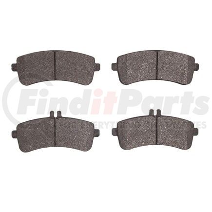 1311-1907-00 by DYNAMIC FRICTION COMPANY - 3000 Semi-Metallic Brake Pads