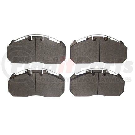 1214-1310-00 by DYNAMIC FRICTION COMPANY - Disc Brake Pad Set - Heavy Duty Semi Metallic Towing Brake Pads