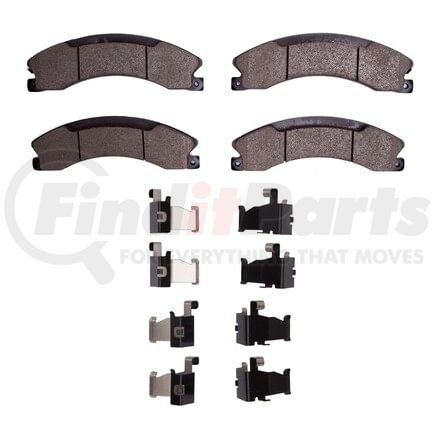 1214-1565-11 by DYNAMIC FRICTION COMPANY - Heavy Duty Pads and Hardware Kit