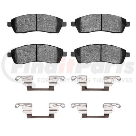 1400-0757-01 by DYNAMIC FRICTION COMPANY - Ultimate Duty Performance Brake Pads and Hardware Kit