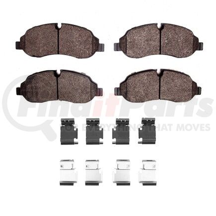 1214-1774-01 by DYNAMIC FRICTION COMPANY - Heavy Duty Pads and Hardware Kit