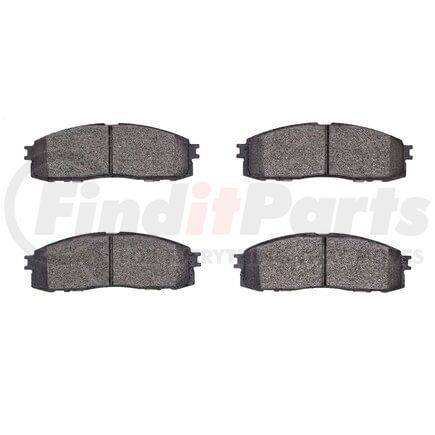 1551-0622-00 by DYNAMIC FRICTION COMPANY - 5000 Advanced Brake Pads - Ceramic