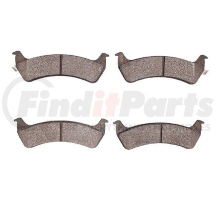 1551-0625-00 by DYNAMIC FRICTION COMPANY - 5000 Advanced Brake Pads - Semi Metallic