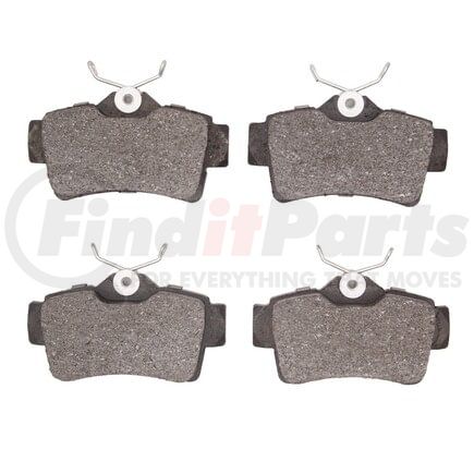 1551-0627-00 by DYNAMIC FRICTION COMPANY - 5000 Advanced Brake Pads - Ceramic