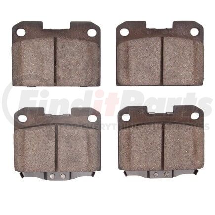 1551-0631-00 by DYNAMIC FRICTION COMPANY - 5000 Advanced Brake Pads - Semi Metallic