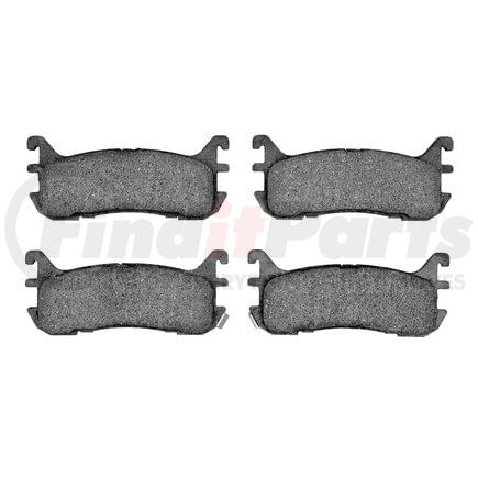 1551-0636-00 by DYNAMIC FRICTION COMPANY - 5000 Advanced Brake Pads - Ceramic