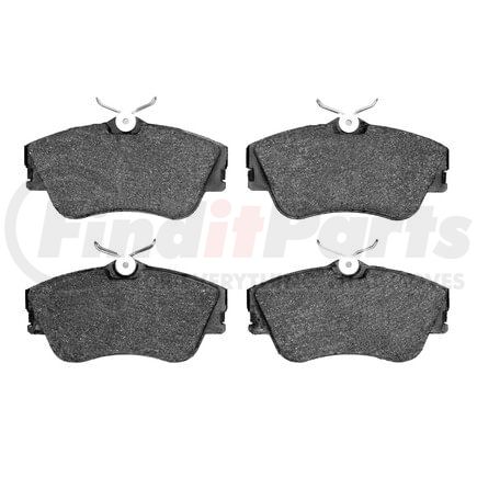 1551-0638-00 by DYNAMIC FRICTION COMPANY - 5000 Advanced Brake Pads - Low Metallic