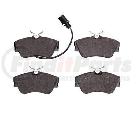 1551-0638-10 by DYNAMIC FRICTION COMPANY - 5000 Advanced Brake Pads - Low Metallic