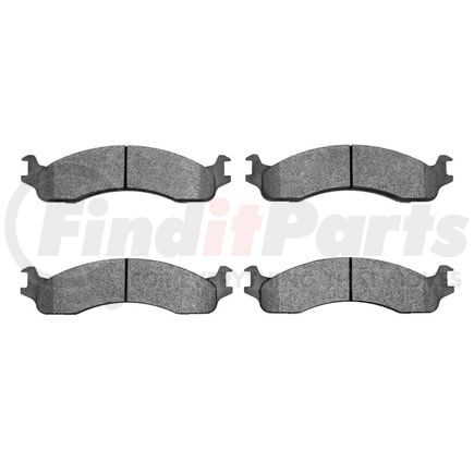 1551-0655-00 by DYNAMIC FRICTION COMPANY - 5000 Advanced Brake Pads - Semi Metallic