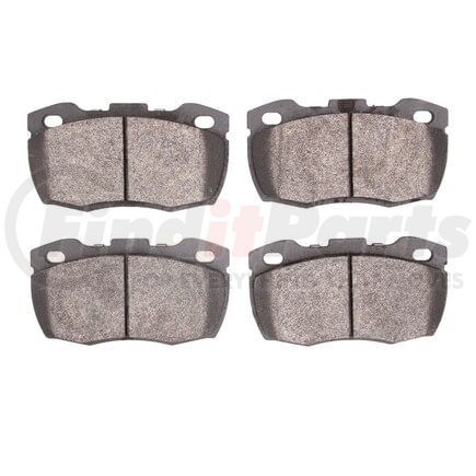 1551-0671-00 by DYNAMIC FRICTION COMPANY - 5000 Advanced Brake Pads - Low Metallic