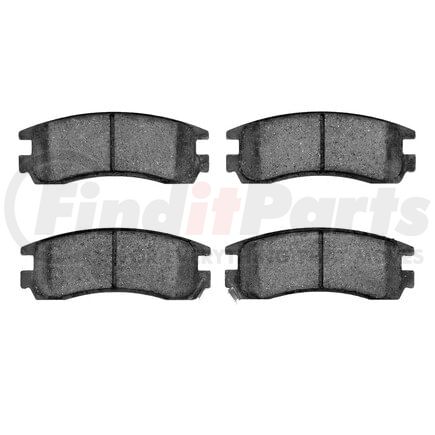 1551-0698-00 by DYNAMIC FRICTION COMPANY - 5000 Advanced Brake Pads - Ceramic