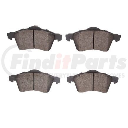 1551-0705-00 by DYNAMIC FRICTION COMPANY - 5000 Advanced Brake Pads - Low Metallic