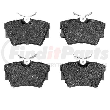 1551-0706-00 by DYNAMIC FRICTION COMPANY - 5000 Advanced Brake Pads - Low Metallic