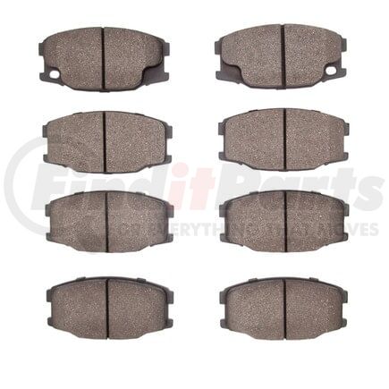 1551-0734-00 by DYNAMIC FRICTION COMPANY - 5000 Advanced Brake Pads