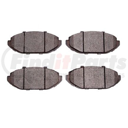 1551-0748-00 by DYNAMIC FRICTION COMPANY - 5000 Advanced Brake Pads - Semi Metallic