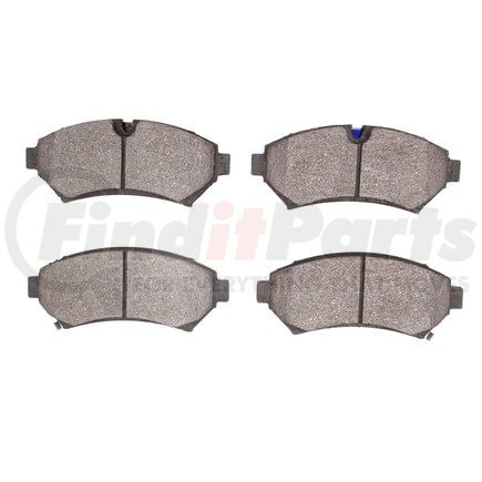 1551-0753-00 by DYNAMIC FRICTION COMPANY - 5000 Advanced Brake Pads - Semi Metallic