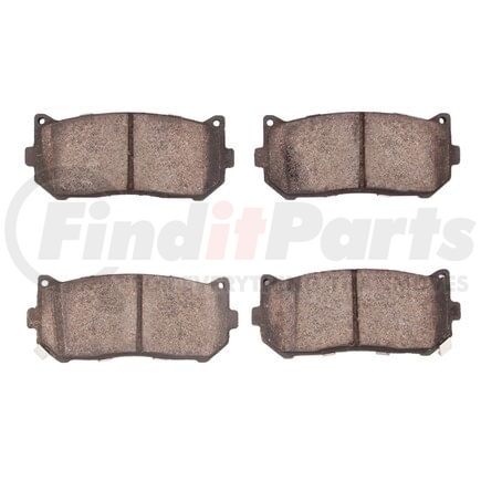 1551-0775-00 by DYNAMIC FRICTION COMPANY - 5000 Advanced Brake Pads - Ceramic