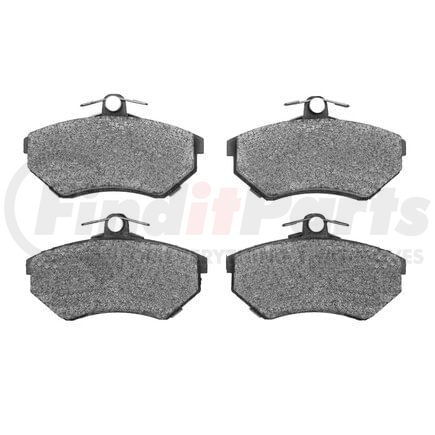 1551-0780-00 by DYNAMIC FRICTION COMPANY - 5000 Advanced Brake Pads - Low Metallic