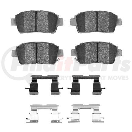 1551-0822-01 by DYNAMIC FRICTION COMPANY - 5000 Advanced Pads - Ceramic and Hardware Kit