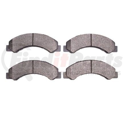 1551-0825-00 by DYNAMIC FRICTION COMPANY - 5000 Advanced Brake Pads - Semi Metallic