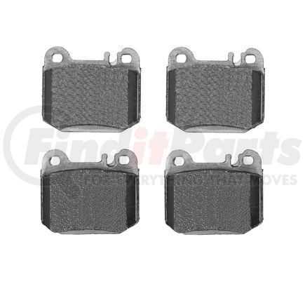 1551-0874-00 by DYNAMIC FRICTION COMPANY - 5000 Advanced Brake Pads - Low Metallic