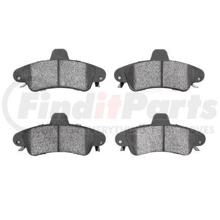 1551-0899-10 by DYNAMIC FRICTION COMPANY - 5000 Advanced Brake Pads - Semi Metallic