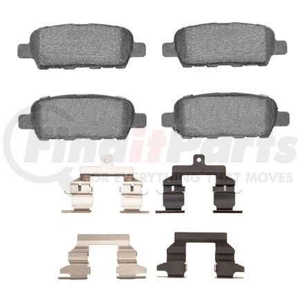 1310-0905-02 by DYNAMIC FRICTION COMPANY - 3000 Ceramic Pads and Hardware Kit