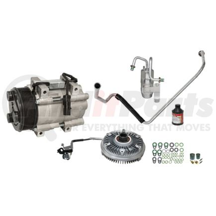 PSKRAM01 by FOUR SEASONS - Dodge RAM PSP Kit with Fan Clutch w/ New Compressor