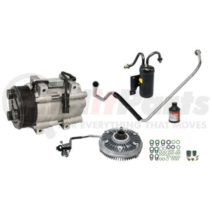 PSKRAM02 by FOUR SEASONS - Dodge RAM PSP Kit with Fan Clutch w/ New Compressor