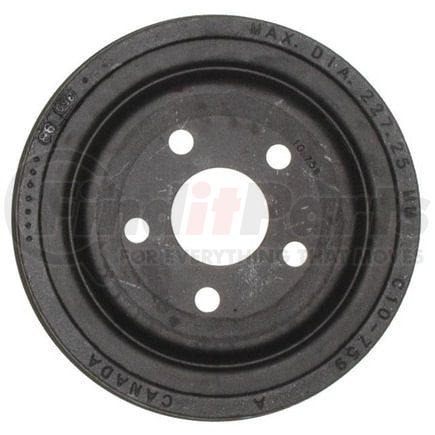 2002R by RAYBESTOS - Raybestos R-Line Brake Drum