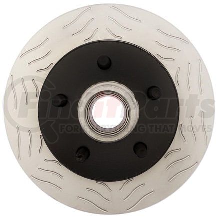Raybestos 56258PER Disc Brake Rotor and Hub Assembly Raybestos Specialty - Street Performance S-Groove Brake Rotor & Hub Assy