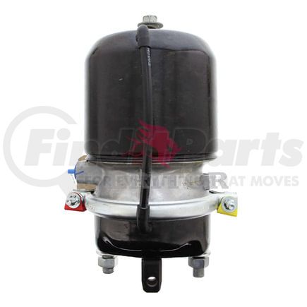 A743276P16 by MERITOR - Air Brake Chamber - Tandem Long Stroke, 3 in. Stroke, 8 in. Push Rod, 5/8"-18 UNF (MGM MJS1724ET059)