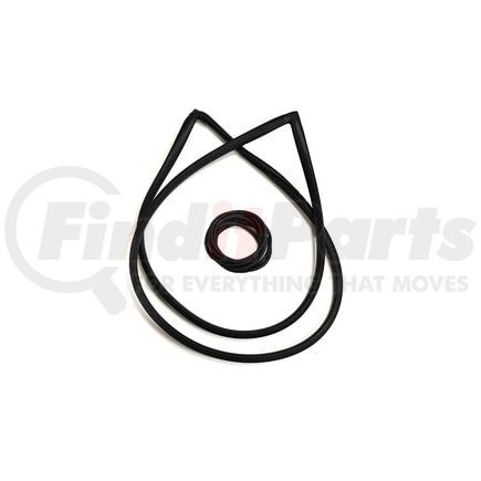 D4037 by FAIRCHILD - Back Glass Window Seal for 1961-1977 Dodge Full Size Pickup, with Locking Strip