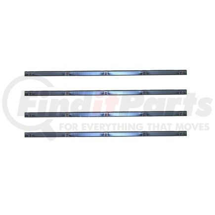 KD2002A by FAIRCHILD - Door Window Belt Weatherstrip Kit - RH and LH, Inner and Outer, Universal