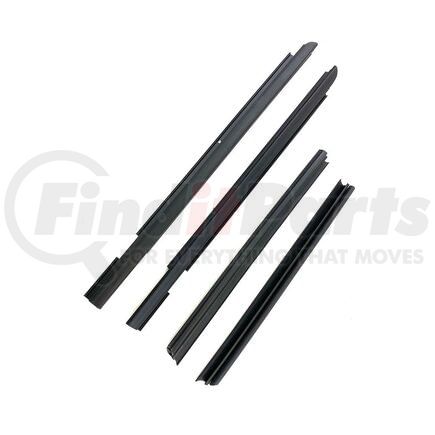 KD2072 by FAIRCHILD - Rear Inner & Outer Belt Weatherstrip 4 pc Kit