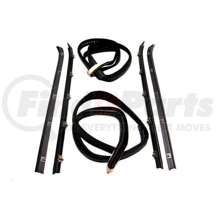 KG2033 by FAIRCHILD - Door Window Belt Weatherstrip Kit - 6 Pcs., RH and LH, Inner and Outer