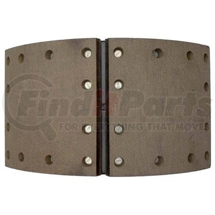 544PG by RAYBESTOS - Raybestos Element3 Organic Brake Shoe and Lining Assy