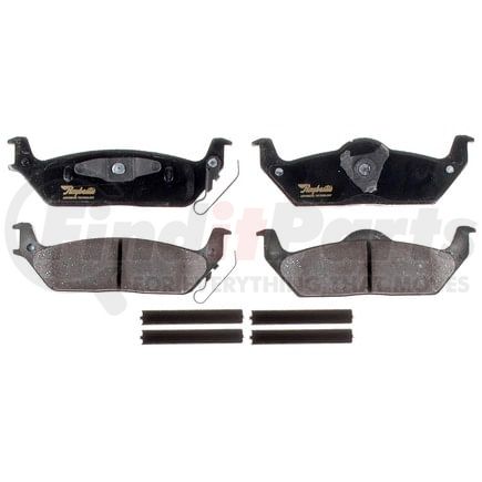 ATD1012AC by RAYBESTOS - Brake Parts Inc Raybestos AT Overstock Ceramic Disc Brake Pad Set
