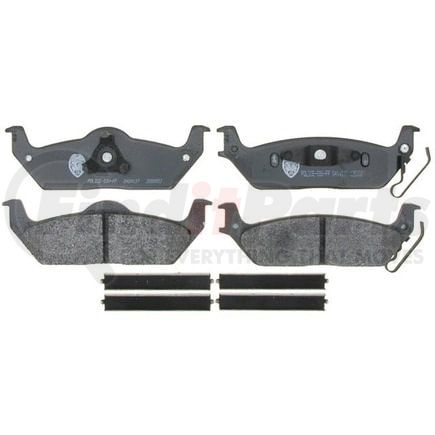 Raybestos ATD1012SV Disc Brake Pad Set Brake Parts Inc Raybestos AT Overstock Metallic Disc Brake Pad Set