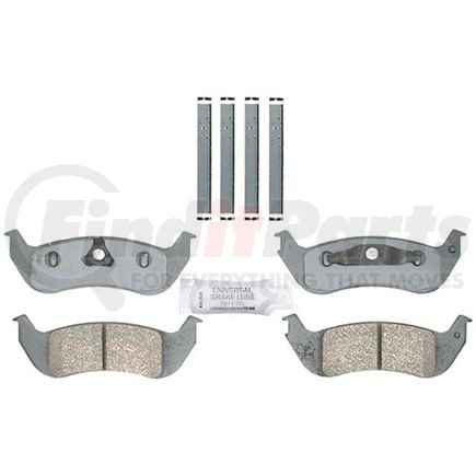 ATD1040C by RAYBESTOS - Brake Parts Inc Raybestos AT Overstock Ceramic Disc Brake Pad Set