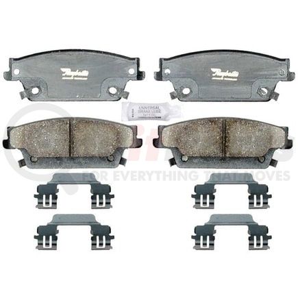 Raybestos ATD1020C Disc Brake Pad Set Brake Parts Inc Raybestos AT Overstock Ceramic Disc Brake Pad Set