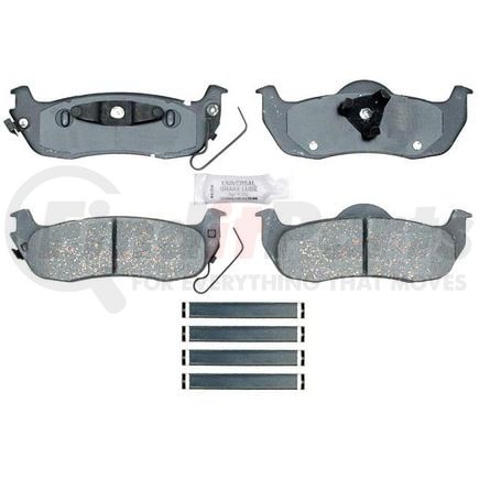 Raybestos ATD1022C Disc Brake Pad Set Brake Parts Inc Raybestos AT Overstock Ceramic Disc Brake Pad Set