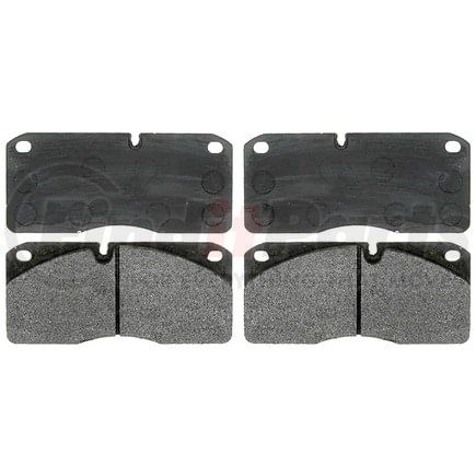 ATD1027M by RAYBESTOS - Brake Parts Inc Raybestos AT Overstock Metallic Disc Brake Pad Set