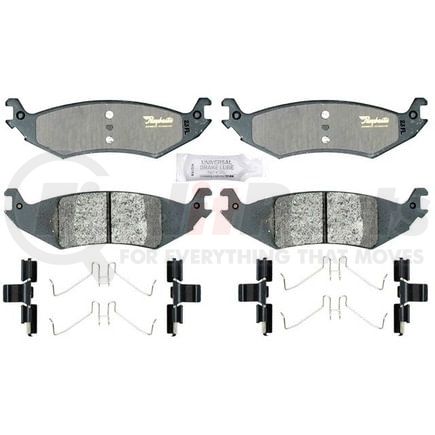 ATD1046M by RAYBESTOS - Brake Parts Inc Raybestos AT Overstock Metallic Disc Brake Pad Set